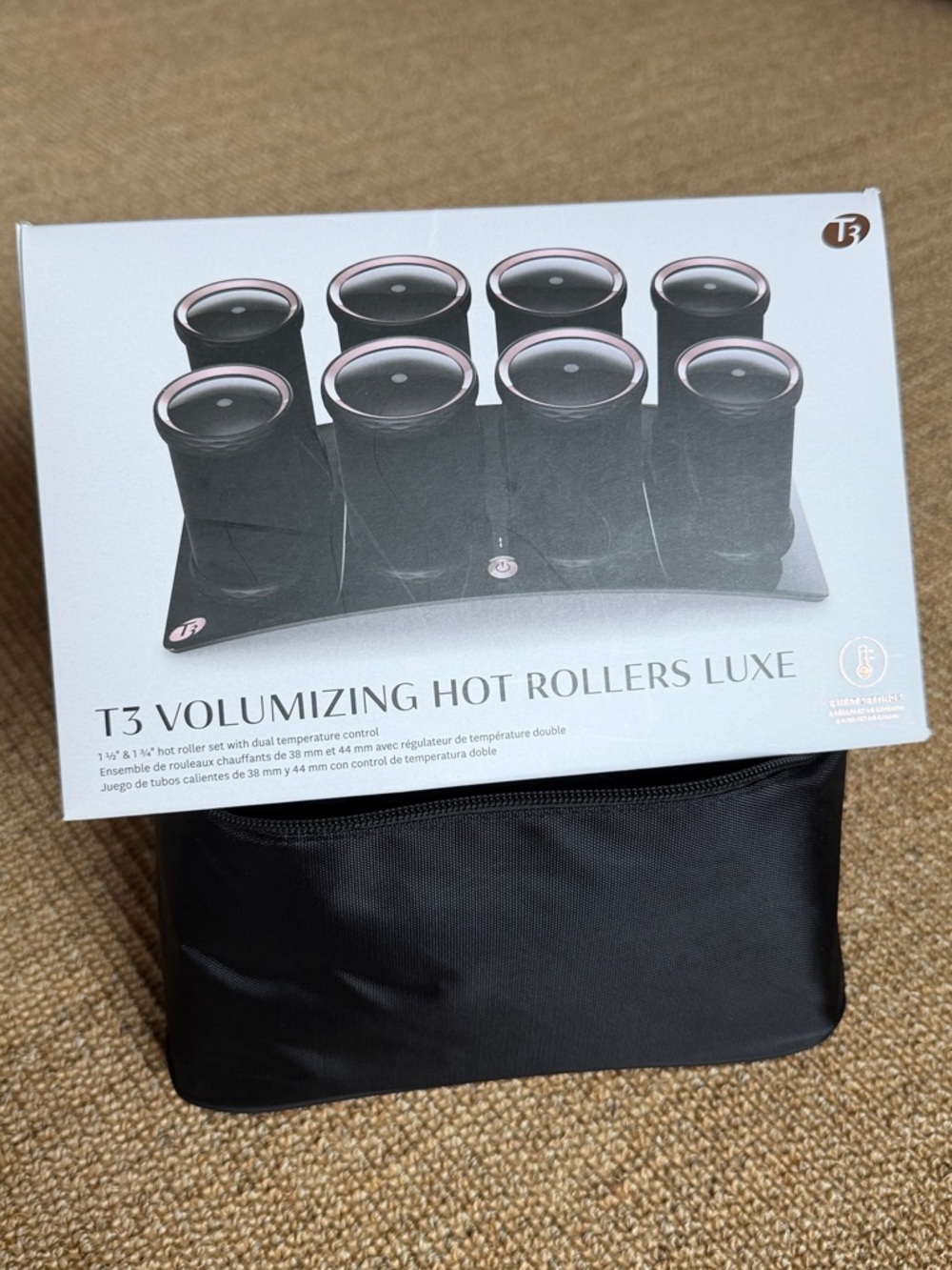 T3 Volumizing Hot Rollers Luxe - Black